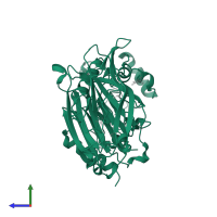 Phosphatidylinositol 3,4,5-trisphosphate 5-phosphatase 1 in PDB entry 5rwf, assembly 1, side view.