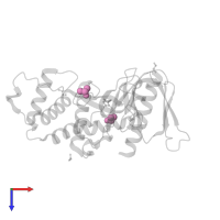 DIMETHYL SULFOXIDE in PDB entry 5rzo, assembly 1, top view.