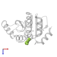 1-(5-bromopyridin-3-yl)methanamine in PDB entry 5s1c, assembly 1, top view.