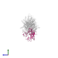 Tubulin-Tyrosine Ligase in PDB entry 5s4o, assembly 1, side view.