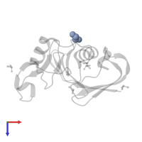 1,2-ETHANEDIOL in PDB entry 5sc4, assembly 1, top view.