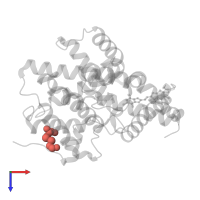 Modified residue CME in PDB entry 5sjn, assembly 1, top view.