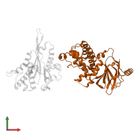 A1 cistron-splicing factor AAR2 in PDB entry 5st6, assembly 1, front view.