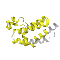 The deposited structure of PDB entry 5t35 contains 2 copies of Pfam domain PF00439 (Bromodomain) in Bromodomain-containing protein 4. Showing 1 copy in chain A.