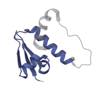 The deposited structure of PDB entry 5t35 contains 2 copies of Pfam domain PF03931 (Skp1 family, tetramerisation domain) in Elongin-C. Showing 1 copy in chain G.