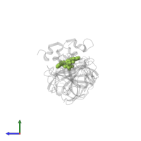 5-[(phenylsulfonyl)amino]-1,3,4-thiadiazole-2-sulfonamide in PDB entry 5tt8, assembly 2, side view.