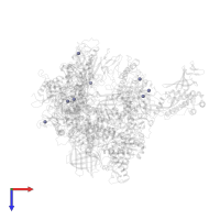 ZINC ION in PDB entry 5u5q, assembly 1, top view.