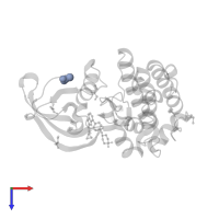 ACETATE ION in PDB entry 5ut5, assembly 1, top view.