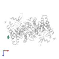 GLYCEROL in PDB entry 5vvc, assembly 2, top view.