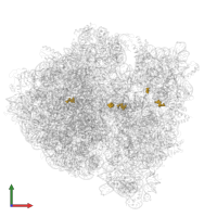 Modified residue 2MG in PDB entry 5we4, assembly 1, front view.