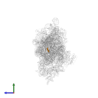 Modified residue M2G in PDB entry 5wnt, assembly 1, side view.