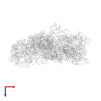 Modified residue UR3 in PDB entry 5wnu, assembly 1, top view.