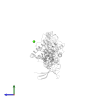 CALCIUM ION in PDB entry 5wo8, assembly 1, side view.