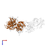 Taste receptor type 1 member 3 in PDB entry 5x2o, assembly 2, top view.