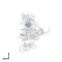 Pre-mRNA-processing factor 17 in PDB entry 5xjc, assembly 1, side view.