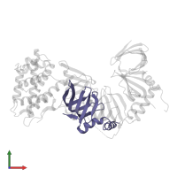 Small nuclear ribonucleoprotein Sm D2 in PDB entry 5xjq, assembly 1, front view.