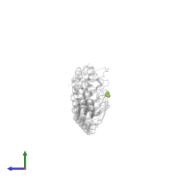 ACETATE ION in PDB entry 5y4f, assembly 2, side view.