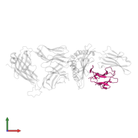Beta-2-microglobulin in PDB entry 5yxn, assembly 1, front view.