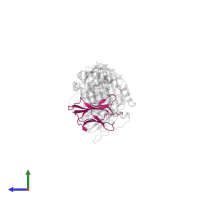 Beta-2-microglobulin in PDB entry 5yxn, assembly 1, side view.