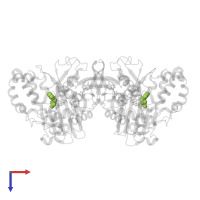 TRYPTOPHAN in PDB entry 5zbd, assembly 1, top view.