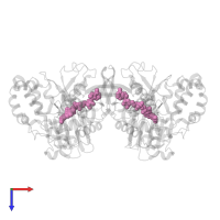 FLAVIN-ADENINE DINUCLEOTIDE in PDB entry 5zbd, assembly 1, top view.