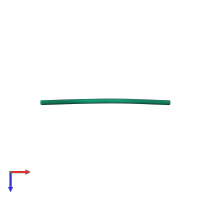 PDB entry 5zmz coloured by chain, top view.