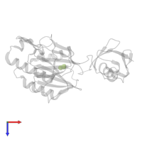 ACETIC ACID in PDB entry 6a44, assembly 1, top view.