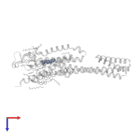 (2S)-2,3-dihydroxypropyl (9Z)-octadec-9-enoate in PDB entry 6aqf, assembly 1, top view.