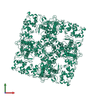 Transient receptor potential cation channel subfamily V member 5 in PDB entry 6b5v, assembly 1, front view.