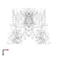 CALCIUM ION in PDB entry 6b5v, assembly 1, top view.
