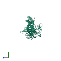 Serine/threonine-protein kinase TBK1 in PDB entry 6boe, assembly 1, side view.