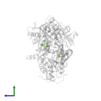 MAGNESIUM ION in PDB entry 6cbd, assembly 1, side view.