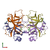3D model of 6cha from PDBe