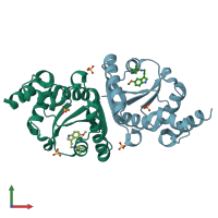 3D model of 6chm from PDBe