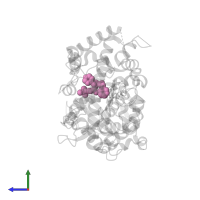 tert-butyl [(2S)-1-{[(2R)-1-oxo-3-phenyl-1-{[(pyridin-3-yl)methyl]amino}propan-2-yl]sulfanyl}-3-phenylpropan-2-yl]carbamate in PDB entry 6daa, assembly 1, side view.