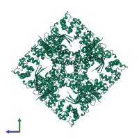 Transient receptor potential cation channel subfamily V member 5 in PDB entry 6dmr, assembly 1, side view.