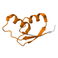 The deposited structure of PDB entry 6dnc contains 1 copy of Pfam domain PF00327 (Ribosomal protein L30p/L7e) in Large ribosomal subunit protein uL30. Showing 1 copy in chain DA.