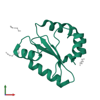 Thiol:disulfide interchange protein DsbD in PDB entry 6dnu, assembly 1, front view.