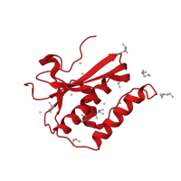 The deposited structure of PDB entry 6dp8 contains 1 copy of CATH domain 3.30.420.10 (Nucleotidyltransferase; domain 5) in Ribonuclease H. Showing 1 copy in chain A.