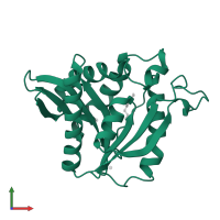 Beta-alanyl-bioamine nonribosomal peptide synthetase ebony in PDB entry 6dyo, assembly 1, front view.