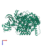 p68 form in PDB entry 6ee4, assembly 1, top view.