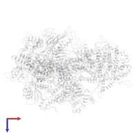 MAGNESIUM ION in PDB entry 6eu2, assembly 1, top view.