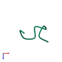 CYS-ARG-PRO-LEU-TRP-THR-ALA-CYS-GLY in PDB entry 6ey3, assembly 1, top view.