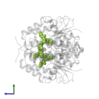 S-HEXYLGLUTATHIONE in PDB entry 6f4k, assembly 1, side view.
