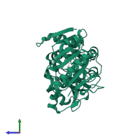 Threonylcarbamoyl-AMP synthase in PDB entry 6f87, assembly 1, side view.