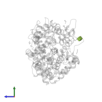 2-acetamido-2-deoxy-beta-D-glucopyranose in PDB entry 6f9u, assembly 1, side view.