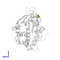 SULFATE ION in PDB entry 6gbx, assembly 1, side view.