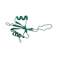 The deposited structure of PDB entry 6ha1 contains 1 copy of Pfam domain PF00276 (Ribosomal protein L23) in Large ribosomal subunit protein uL23. Showing 1 copy in chain R [auth T].