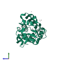 Beta-phosphoglucomutase in PDB entry 6hdg, assembly 1, side view.