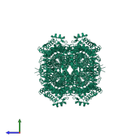 Phenylalanine ammonia-lyase 1 in PDB entry 6hqf, assembly 1, side view.